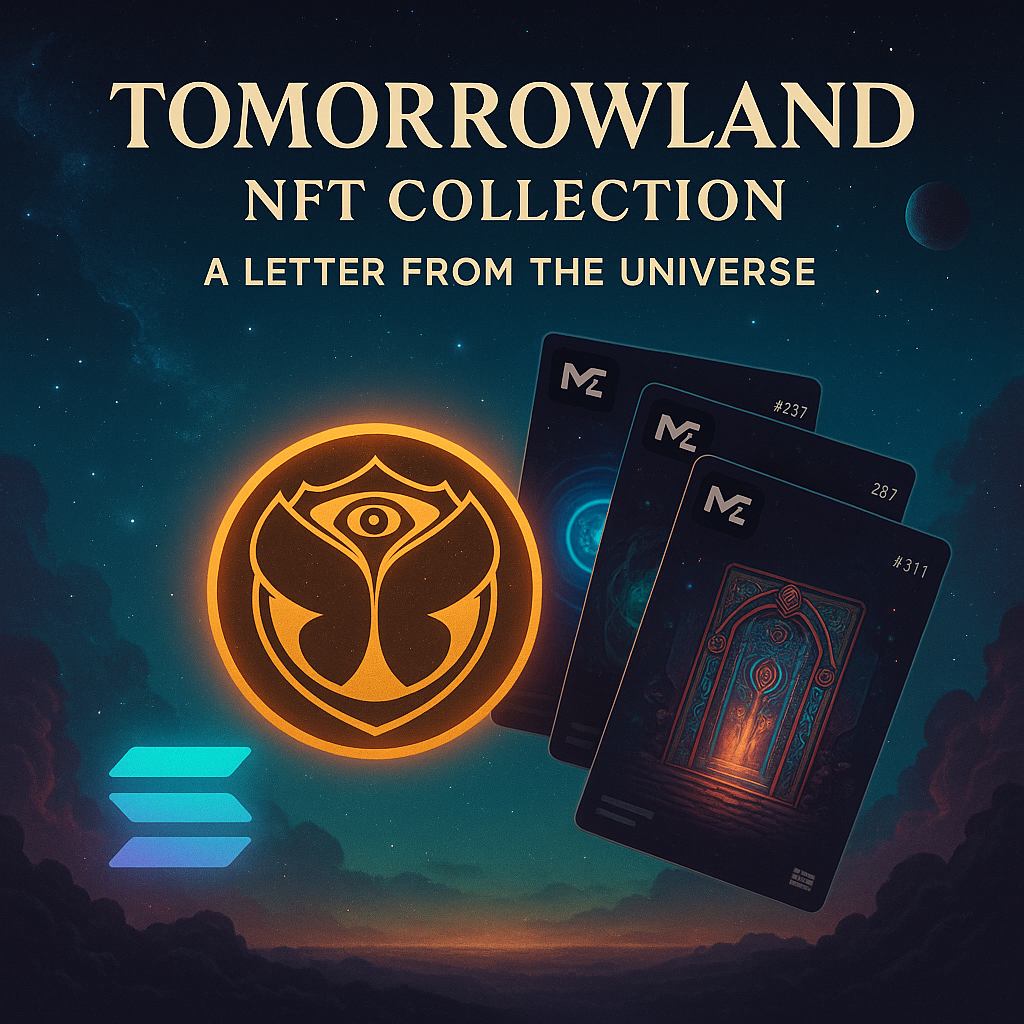 Tomorrowland NFT Collection 2025 – Solana blockchain and digital art collectibles on Magic Eden marketplace