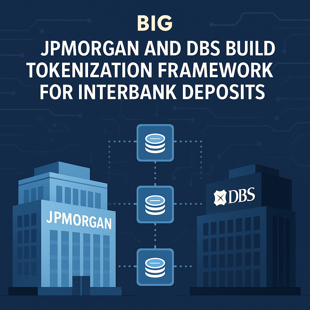 JPMorgan DBS tokenization framework concept