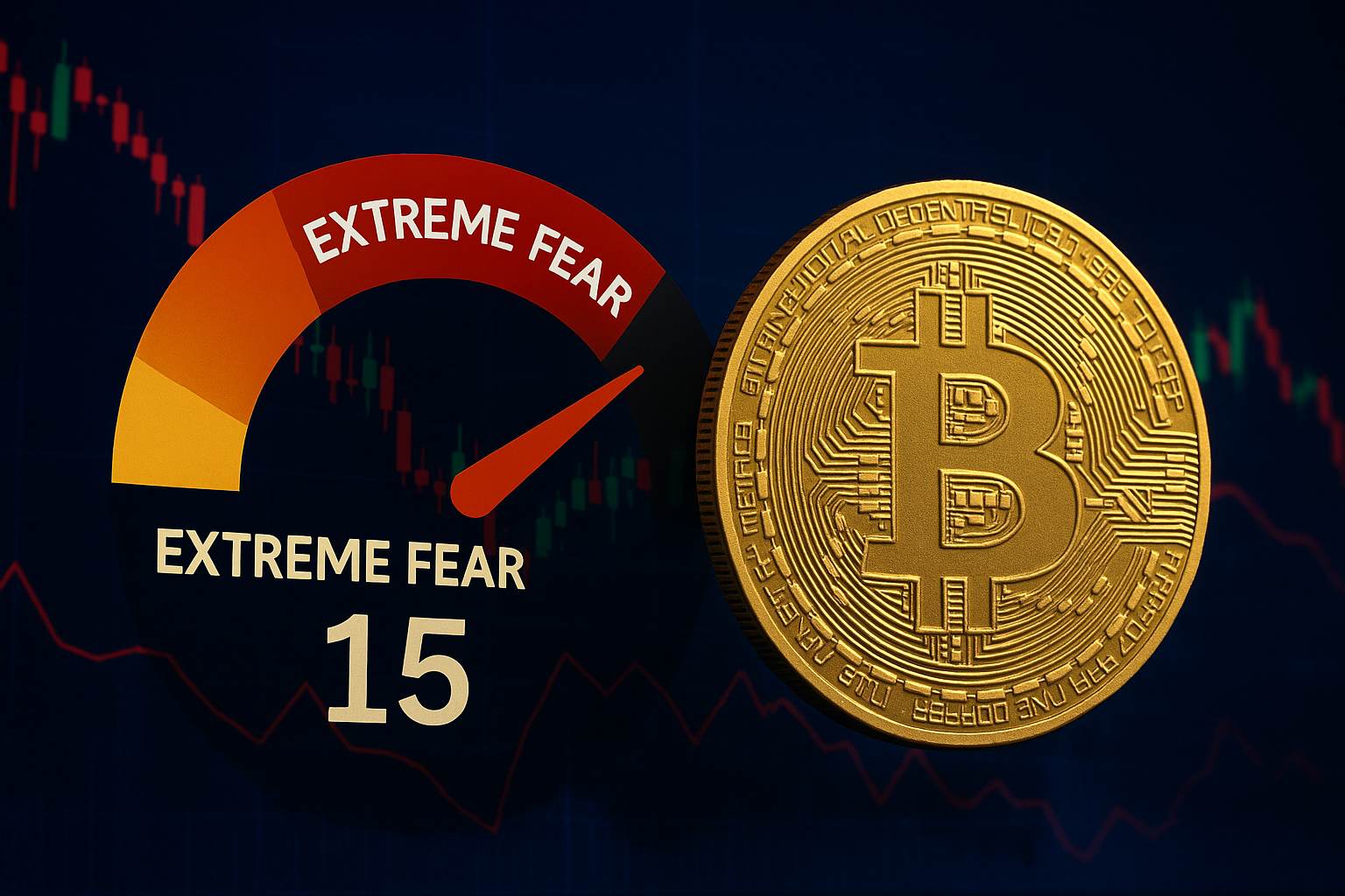 Crypto market extreme fear index showing low sentiment despite positive macro indicators.