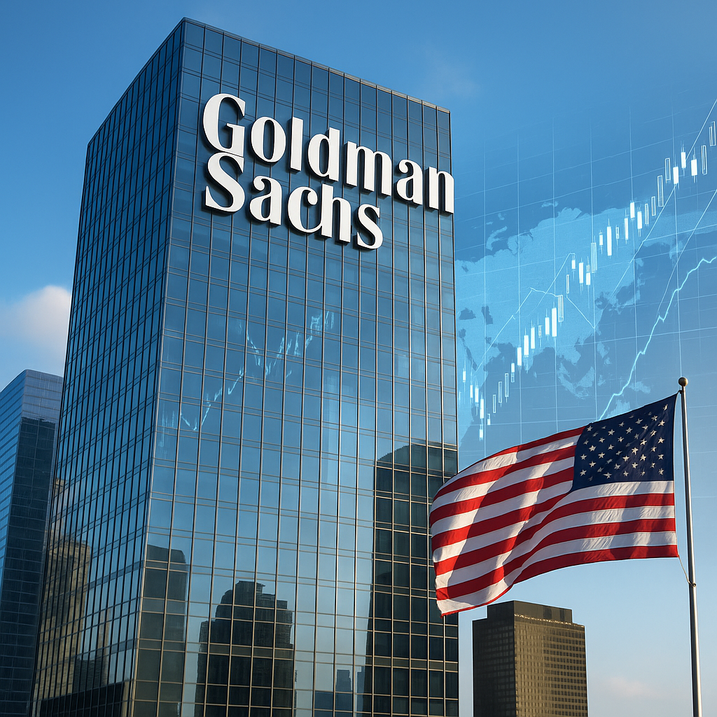 Goldman Sachs US Stocks Forecast report showing Wall Street lagging global market performance over the next decade.