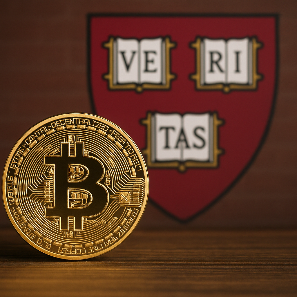 Bitcoin ETF Harvard investment