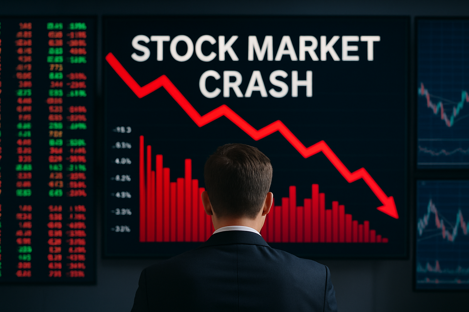 US stock market crash alert
